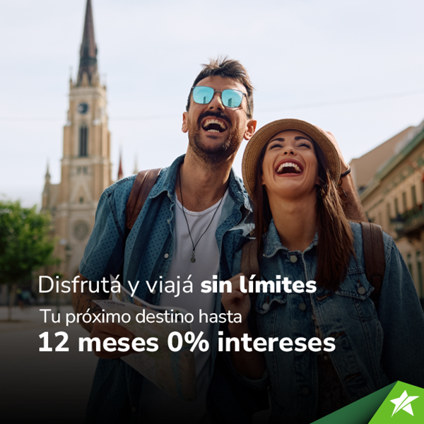 Foto de Hasta 12 meses 0% interés en tus viajes