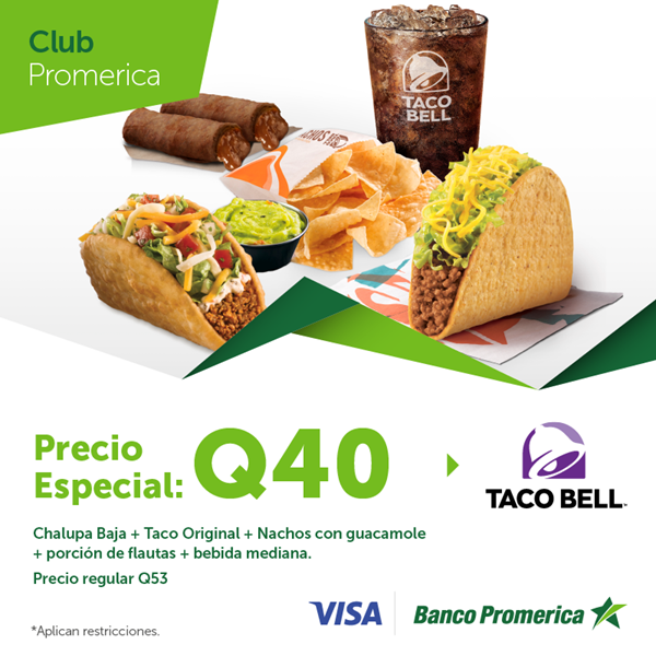 Foto de Precio Especial: Q40 en Taco Bell