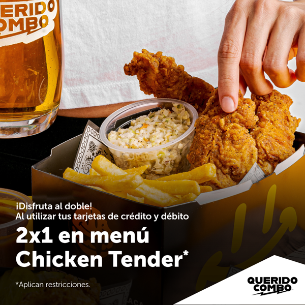 Foto de 2x1 en menú Chicken Tender en QUERIDO COMBO