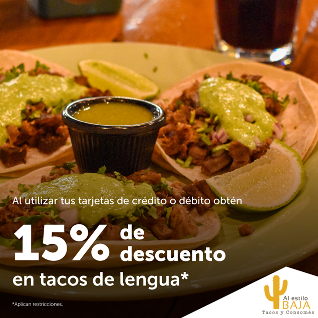Foto de 15% de descuento en Tacos de Lengua en AL ESTILO BAJA
