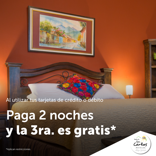 Foto de Paga 2 noches y la 3ra. es gratis en Posada de San Carlos.