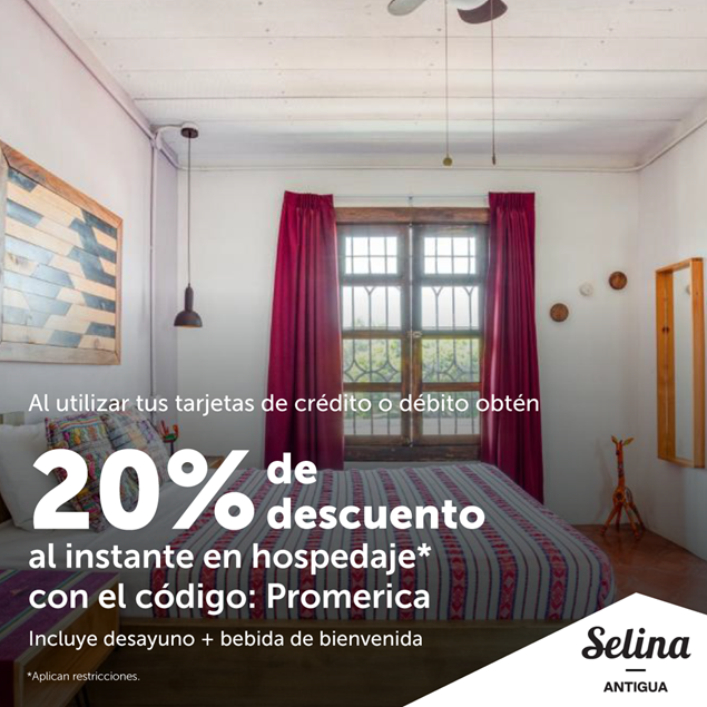 Foto de 20% de descuento en hospedaje en SELINA ANTIGUA