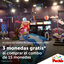 Foto de 3 monedas gratis al comprar el combo de 15 monedas en Puchis