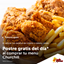 Foto de Postre gratis del día en Pollo Churchill.