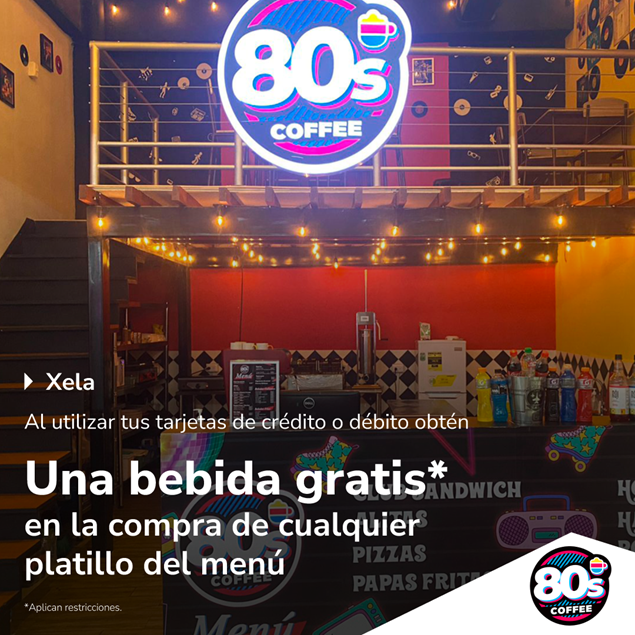 Foto de Una bebida gratis en  80s COFFEE