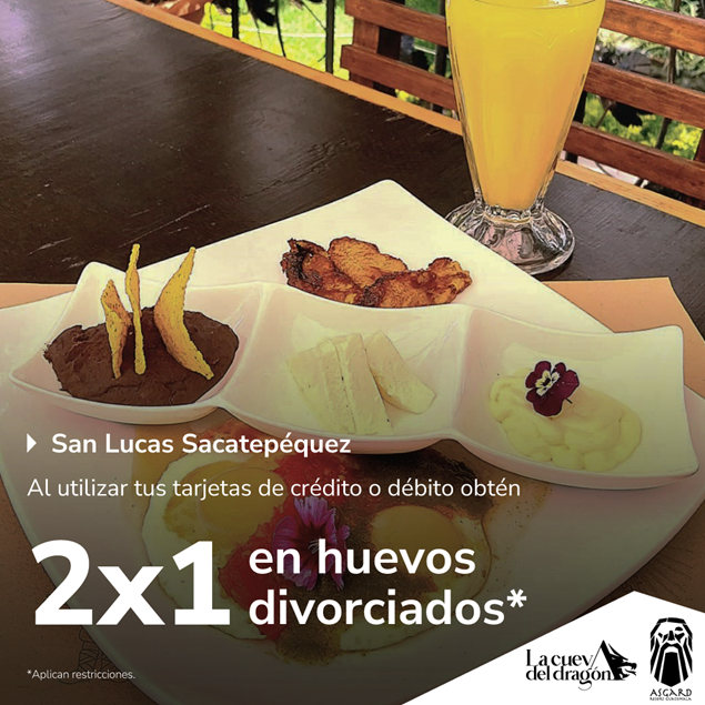 Foto de 2x1 en huevos divorciados en ASGARD RESORT GUATEMALA