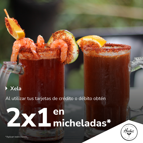 Foto de 2x1 en micheladas en HOCHOS