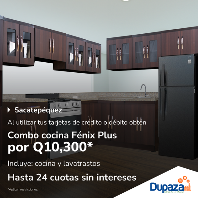 Foto de Combo cocina Fénix Plus por Q10,300 en Dupaza.