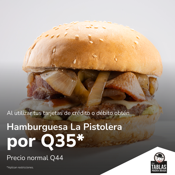 Foto de Por Q35. Hamburguesa La Pistolera en Las Tablas.