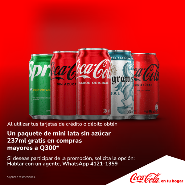 Comprar Gaseosa Coca Cola Zero Mini Lata - 237Ml