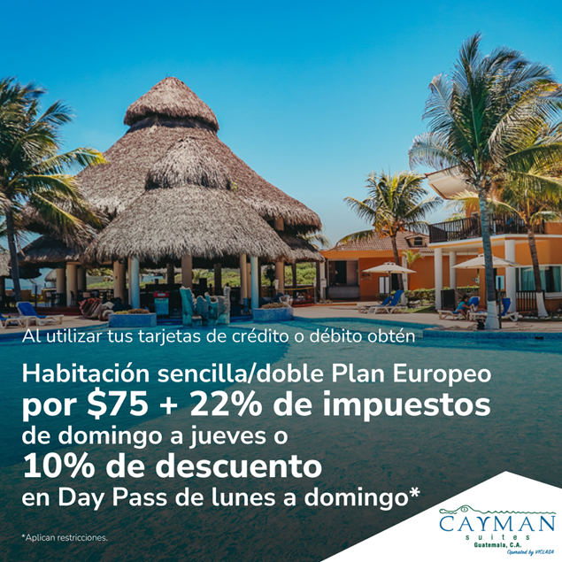 Foto de Habitación sencilla/doble Plan Europeo, $75 + 22% de impuestos en Cayman Suites.