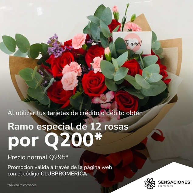 Foto de Ramo especial de 12 rosas por Q200 en Sensaciones.