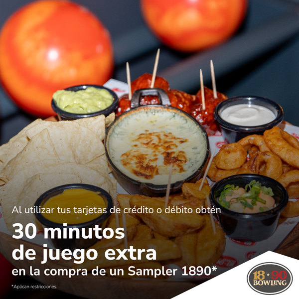 Foto de En la compra de un Sampler 1890, 30 minutos extra en 1890 Bowling.