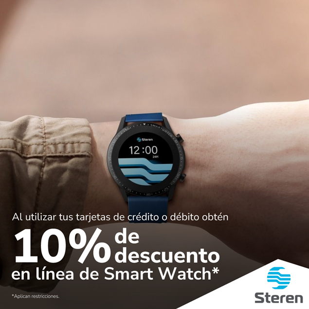 Foto de 10% de descuento en línea de Smart Watch en STEREN