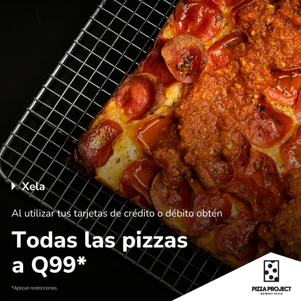 Foto de Todas las pizzas a Q99 en Pizza Project.