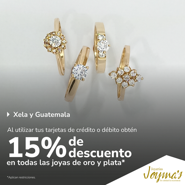 Foto de 15% de descuento en joyas de oro y plata en Joymas.