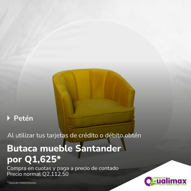 Foto de Butaca mueble Santander en QUALIMAX por Q1,625