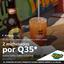 Foto de 2 micheladas por Q35 en LA TAQUIZA