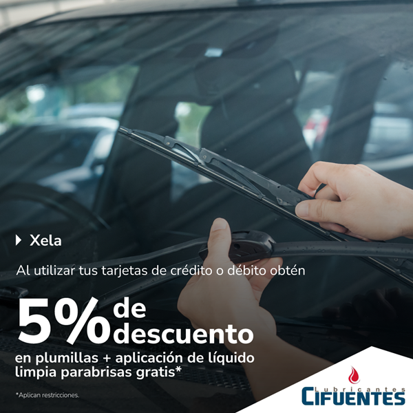 Foto de 5% de descuento en plumillas en LUBRICANTES CIFUENTES