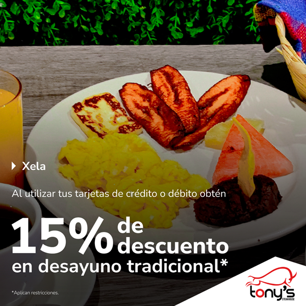 Foto de 15% de descuento en desayuno tradicional en TONY´S