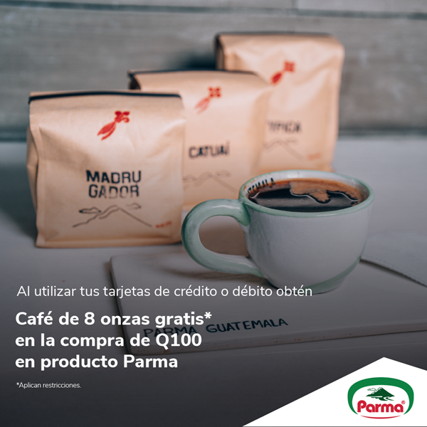 Foto de Café gratis en la compra de producto PARMA