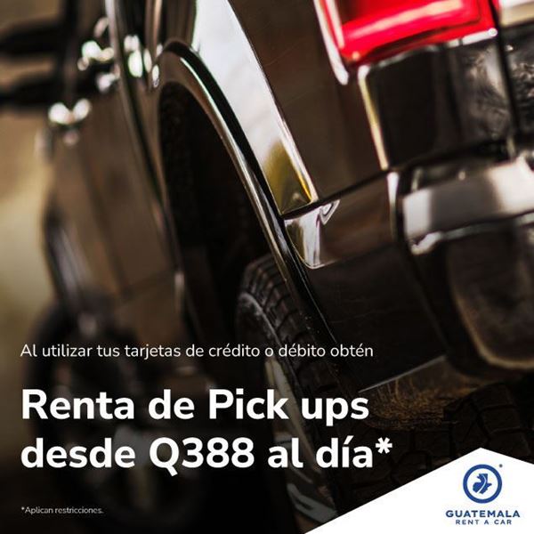 Foto de Renta de pick up desde Q388 al día en RENT A CAR