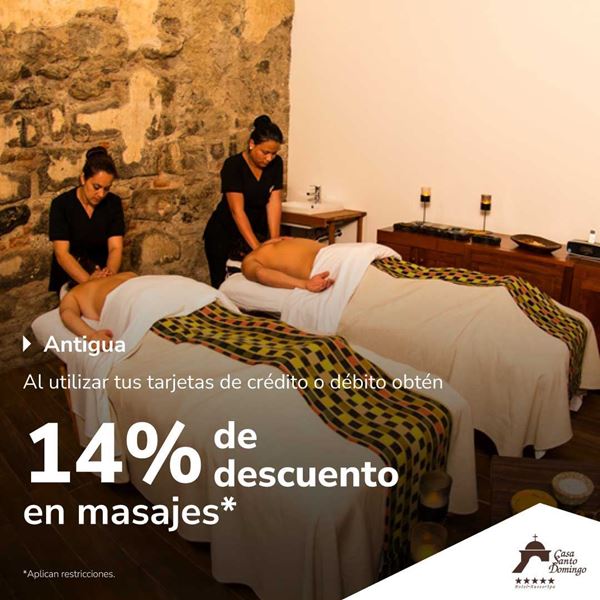 Foto de 14% de descuento en masajes en CASA SANTO DOMINGO