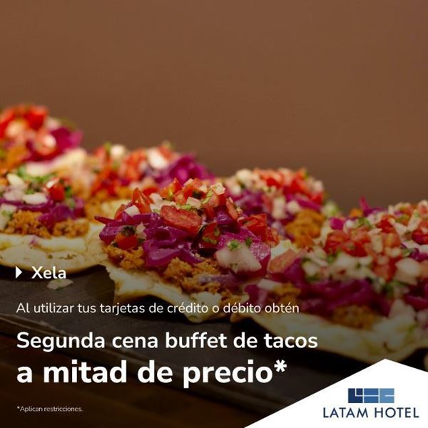 Foto de Segunda cena buffet de tacos a mitad de precio en Latam Hotel