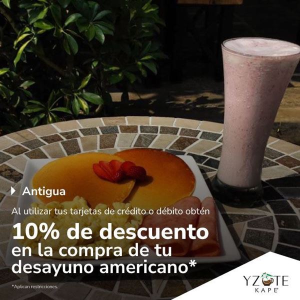 Foto de 10% de descuento en desayuno americano en Yzote