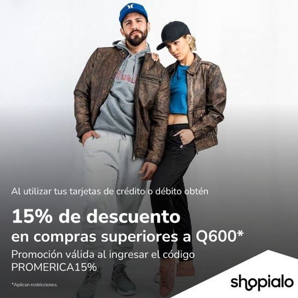 Foto de 15% de descuento en compras superiores a Q600 en Shopialo