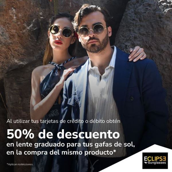 Foto de 50% de descuento en lentes graduados en ECLIPSE