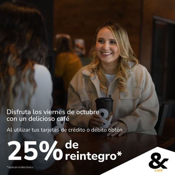 Foto de 25% de reintegro* en & Café