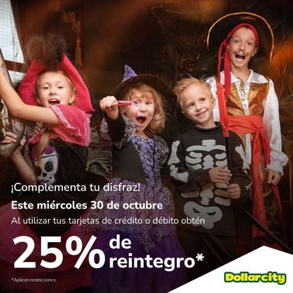 Foto de 25% de reintegro* en Dollarcity.