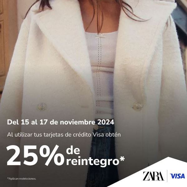 Foto de 25% de reintegro* en Zara.