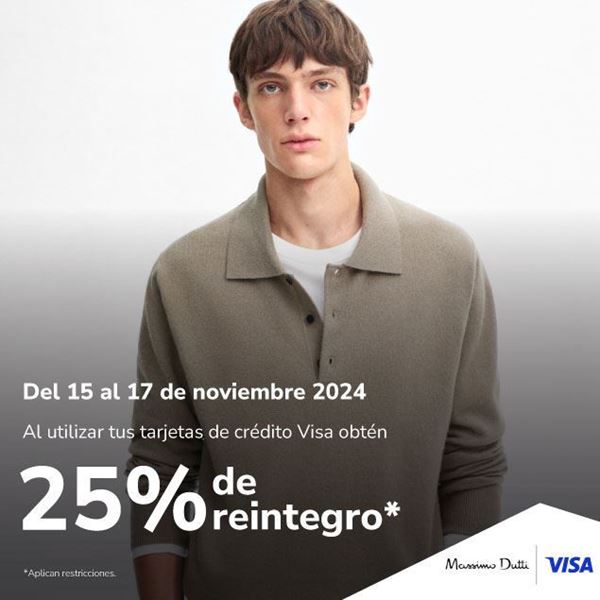 Foto de 25% de reintegro* en Massimo Dutti.