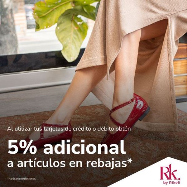 Foto de 5% de descuento adicional en RIKELI