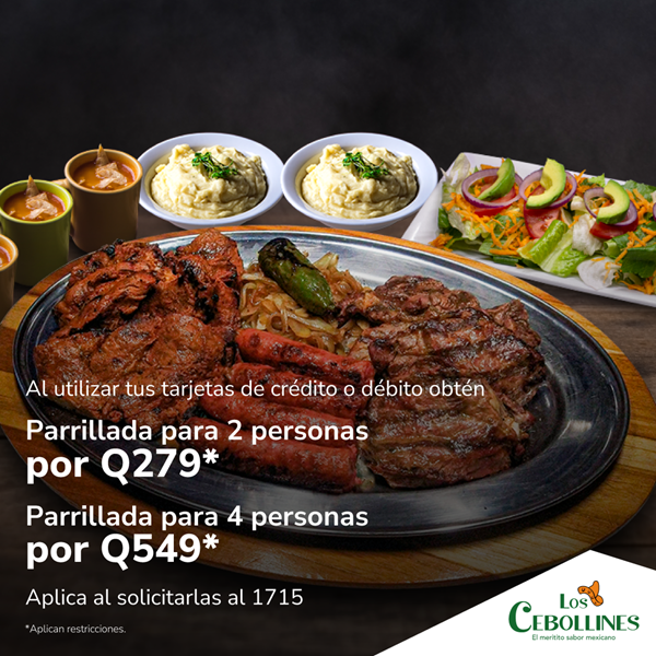 Foto de Descuento en parrillada para 2 y para 4 en LOS CEBOLLINES