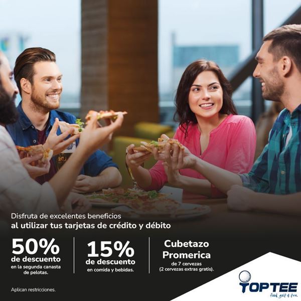 Foto de Cerveza gratis, 50% y 15% de descuento en TOP TEE