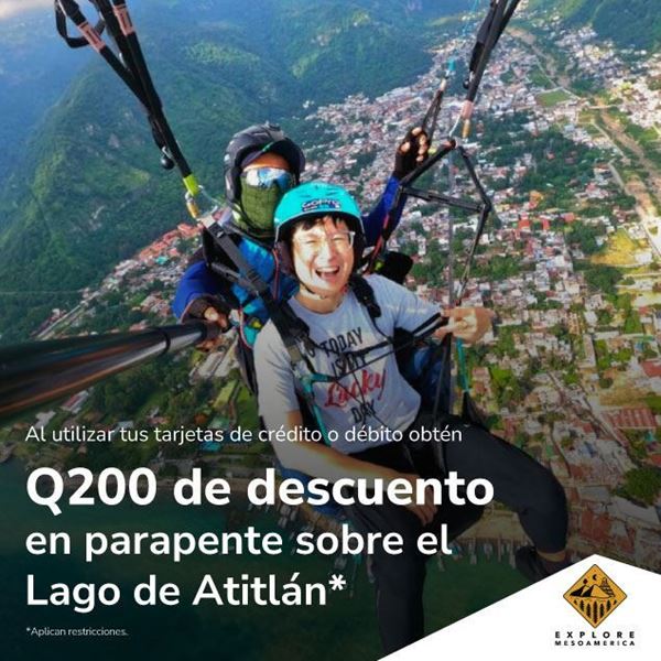 Foto de Q200 de descuento en parapente en Explore Mesoamerica