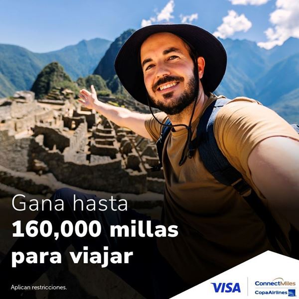 Foto de ¡Gana hasta 160,000 millas para viajar!