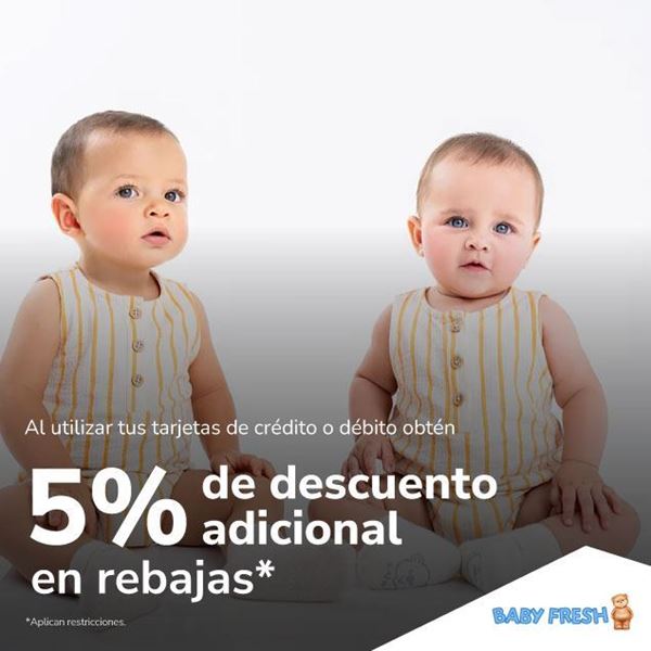 Foto de 5% de descuento adicional en rebajas en Baby Fresh.