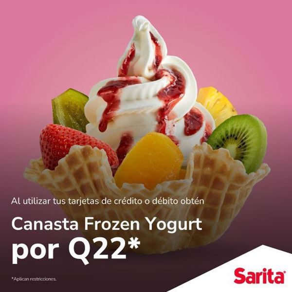 Foto de Por Q.22. Canasta Frozen Yogurt en Sarita