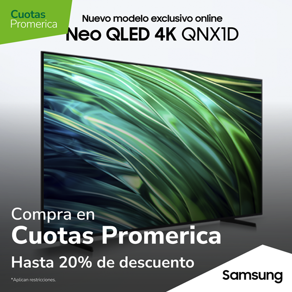 Foto de Cuotas Promerica hasta 20% de descuento en Samsung.