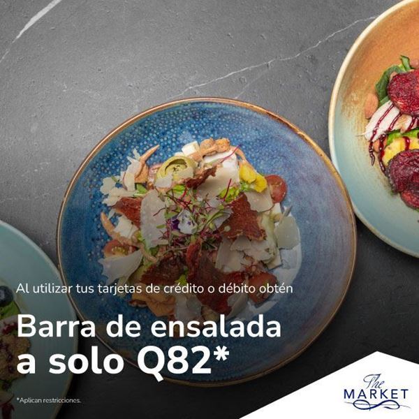 Foto de Barra de ensaladas a Q82 en THE MARKET