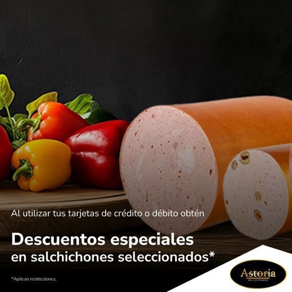 Foto de 10% de descuentos en salchichones seleccionadas en Astoria