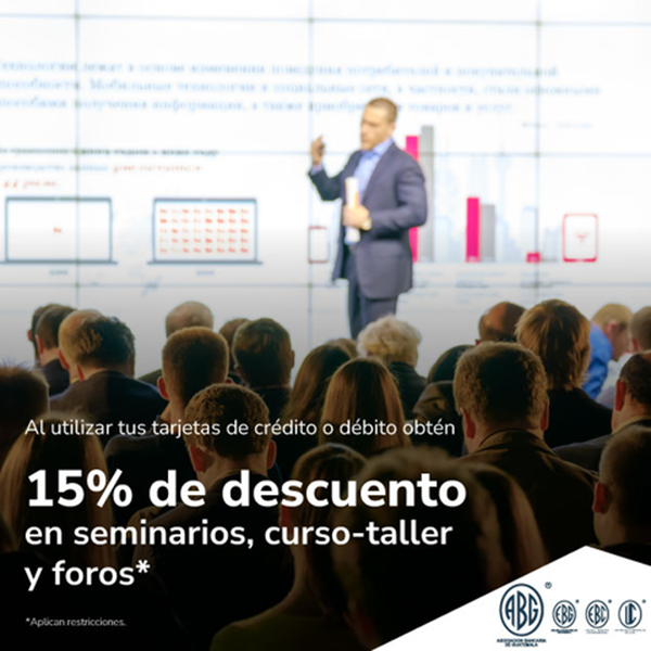 Foto de 15% de descuento en seminarios, curso-taller y foros en ABG