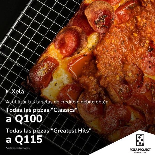 Foto de Todas las pizzas "Classics" a Q100, "Greatest Hits" a Q115 en Pizza Project