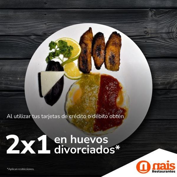 Foto de 2x1 en huevos divorciados en Nais