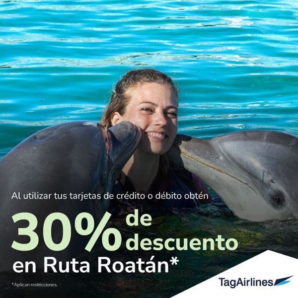 Foto de 30% de descuento ruta Roatán en TAG