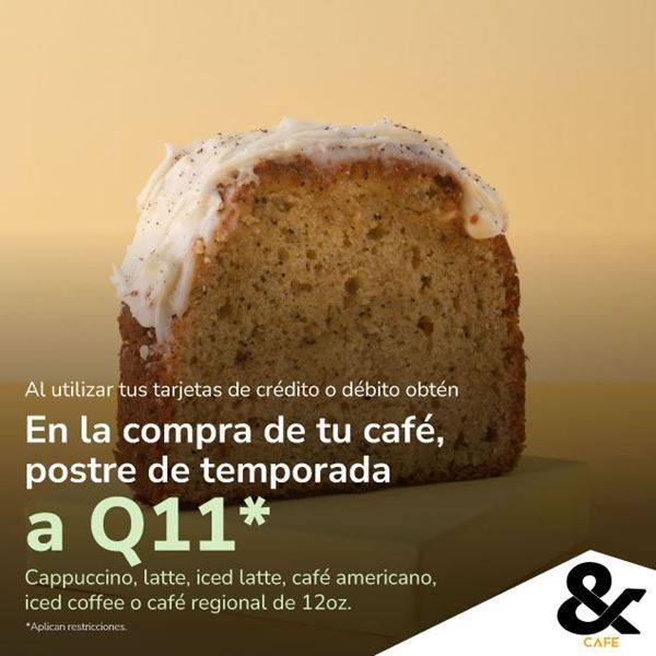 Foto de Postre de temporada a Q11 en & Café.
